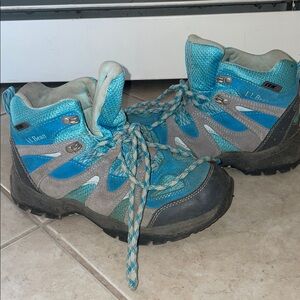 L.L.Bean Kids' Trail Model Hikers - Twilight Color - nice Condition Kids Size 6